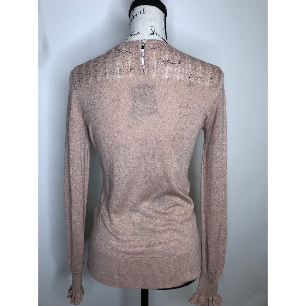 WHBM Pink Ruffle Sweater - XS - Picture 12 of 15